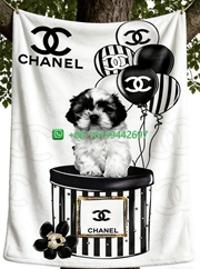 Chanel Throw Blankets